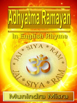 cover image of Adhyatma Ramayan